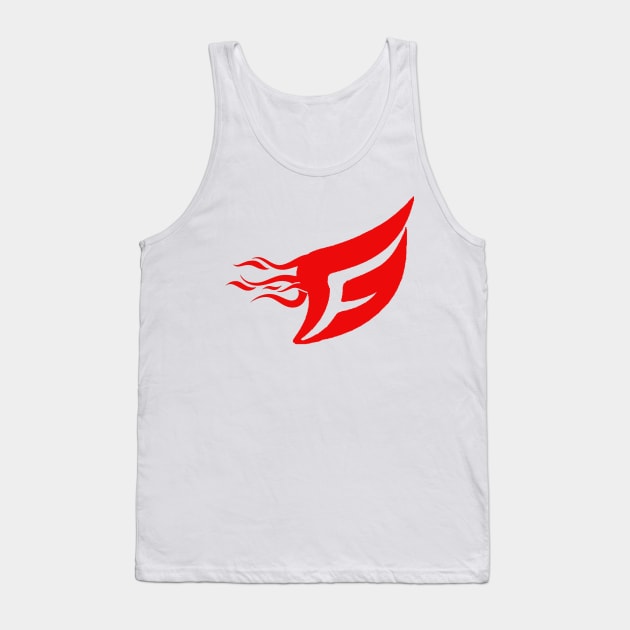 Furious Gamers with Flames Tank Top by TeamFuriouz